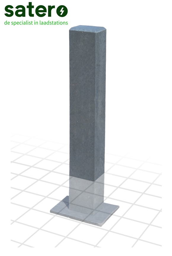 Universele kunstof laadpaal * Satero *