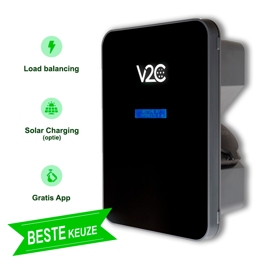 V2C Trydan 3,7-22kW | 3 fase | Socket | Type 2
