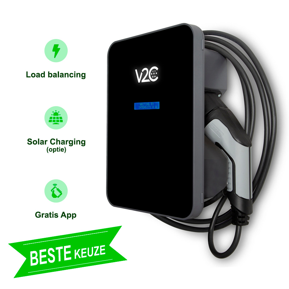 V2C Trydan PRO 3,7-22kW | 3 fase | 5 meter kabel | Type 2