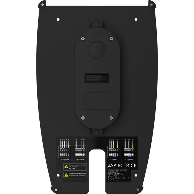 Backplate Zaptec Pro